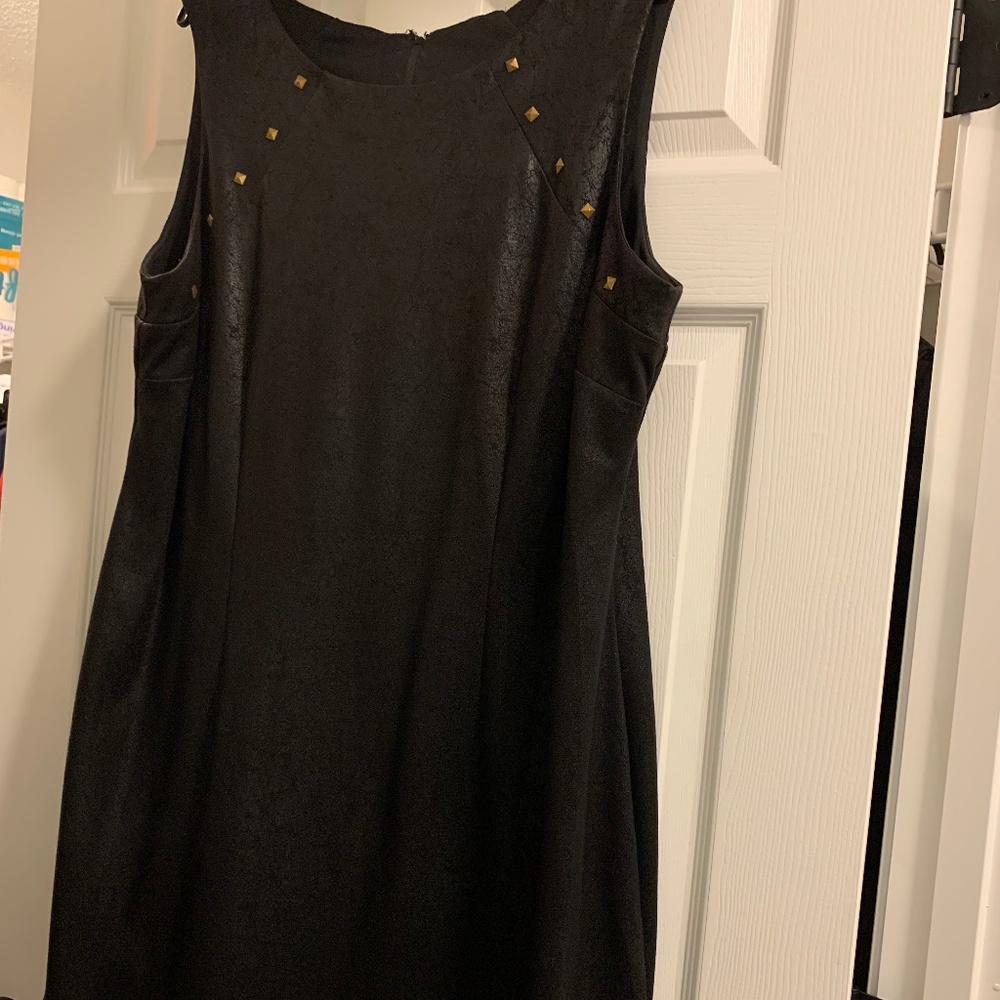 Womens faux leather dress